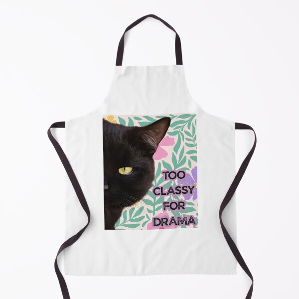 Item preview, Too Classy for Drama – Black Cat designed and sold by UUniqueIImprint.