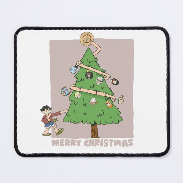 Item preview, The Stretchy Straw Hat Captain's Christmas Tree - Pirate Anime Parody Inspired Design designed and sold by Childish by Design.