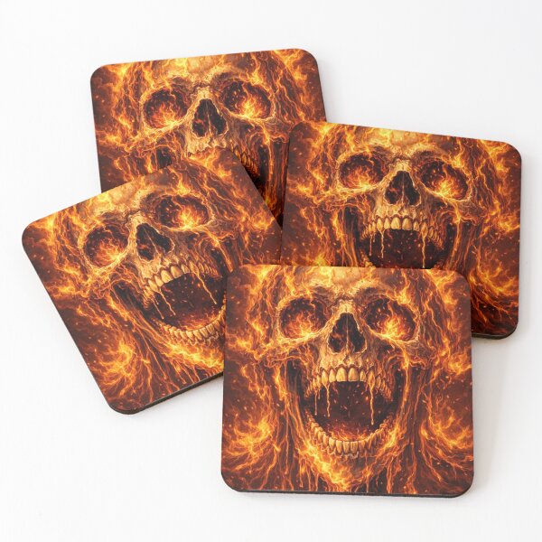 Item preview, Flame Skull | Horror Art - Death  designed and sold by lapart.