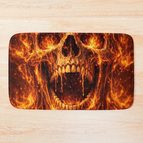 Item preview, Flame Skull | Horror Art - Death  designed and sold by lapart.