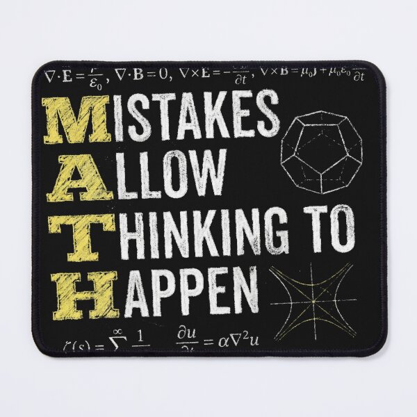 Item preview, MATH Mistakes Allow Thinking To Happen - Inspirational Teacher Classroom Art designed and sold by AdyKurniawan.