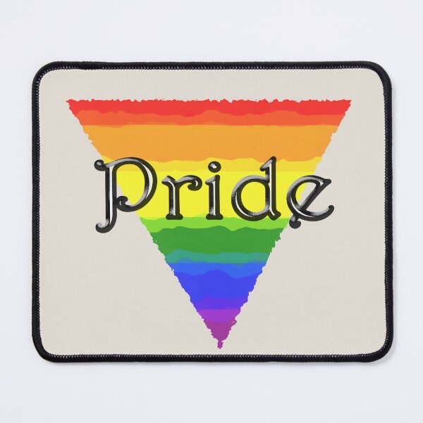 Item preview, Pride Triangle Symbol Art Print | Rainbow Triangle Equality Poster - LGBTQ+ History & Solidarity Wall Decor, Reclaimed Symbol, Inclusive Stickers & Remembrance Art designed and sold by RevolutionToday.