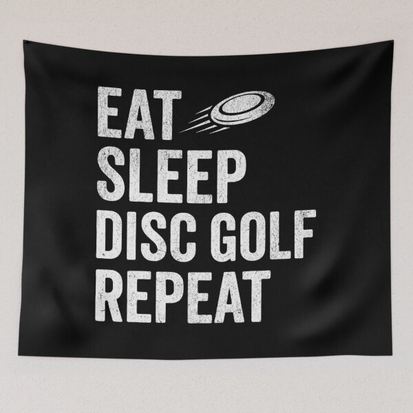 Item preview, Eat Sleep Disc Golf Repeat - Funny Sports Hobby designed and sold by Mason-Pride.
