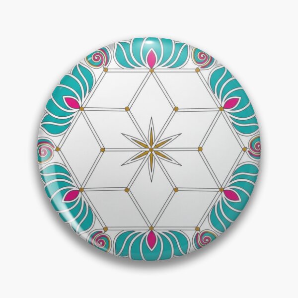 Item preview, Geomatric Lotus Rangoli-Modren Indian Line Art Design designed and sold by mallikamaruthi.