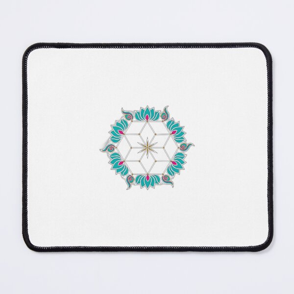 Item preview, Geomatric Lotus Rangoli-Modren Indian Line Art Design designed and sold by mallikamaruthi.