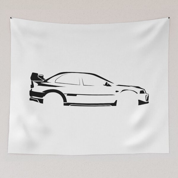 Item preview, Lancer Evolution V (1998) Car Silhouette (Black) designed and sold by FearnCreative.