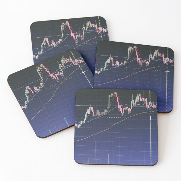 Item preview, Dynamic display of candlestick charts in the financial market. designed and sold by KinImageCraft.