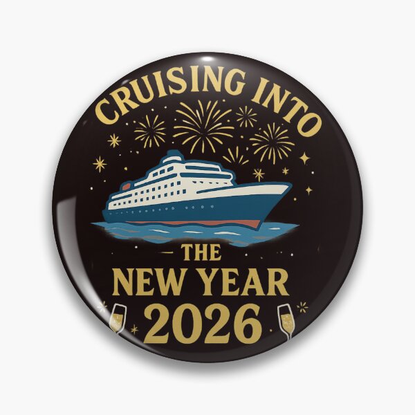 Item preview, Cruising Into the New Year 2026 -New Year Cruise Celebration T-Shirt designed and sold by Viktorio Art Shop.