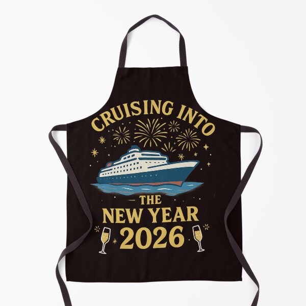 Item preview, Cruising Into the New Year 2026 -New Year Cruise Celebration T-Shirt designed and sold by Viktorio Art Shop.
