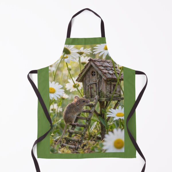 Item preview, Mouse's Tiny House in a Daisy Patch designed and sold by Tridentulus.