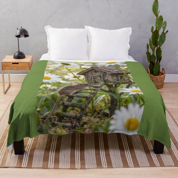 Item preview, Mouse's Tiny House in a Daisy Patch designed and sold by Tridentulus.