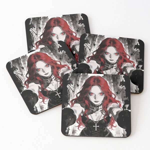 Item preview, Succubus Red hair Goth designed and sold by OniricaDesign.