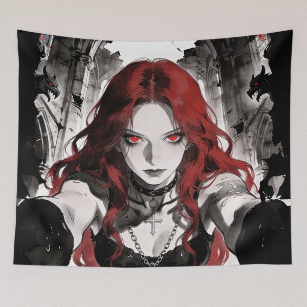 Item preview, Succubus Red hair Goth designed and sold by OniricaDesign.