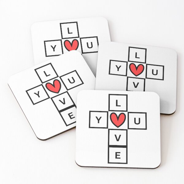 Item preview, Love You Crossword designed and sold by karakreatesherself.