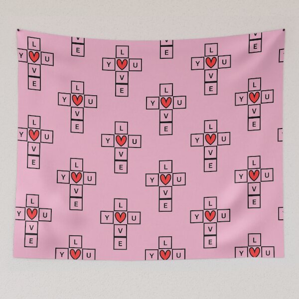 Item preview, Love You Crossword designed and sold by karakreatesherself.