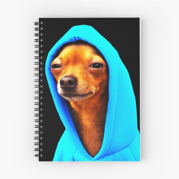 Item preview, Funny Chihuahua wearing a Hoodie Meme designed and sold by The Art by Rossouw.