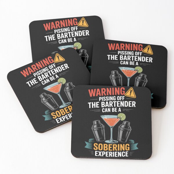 Item preview, Bartender Funny Sarcastic Joke designed and sold by comptorasunfia.