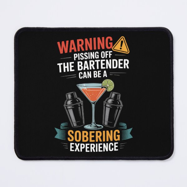 Item preview, Bartender Funny Sarcastic Joke designed and sold by comptorasunfia.