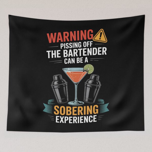 Item preview, Bartender Funny Sarcastic Joke designed and sold by comptorasunfia.