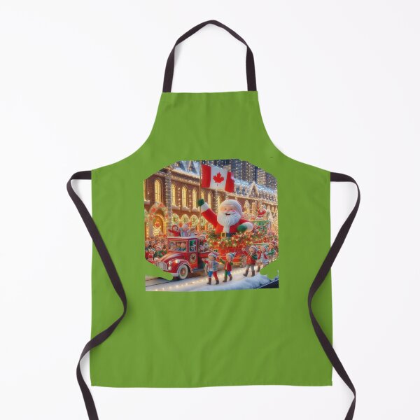 Item preview, Toronto Santa Claus Parade – Cute 3D Christmas Scene with Canada Flag ,  designed and sold by PaintMeWorld.