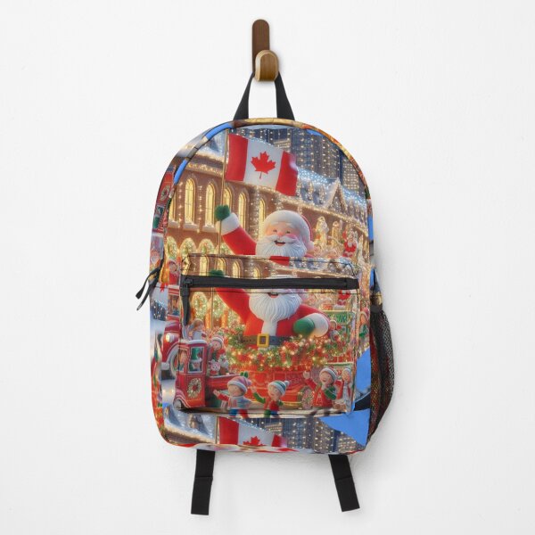 Item preview, Toronto Santa Claus Parade – Cute 3D Christmas Scene with Canada Flag ,  designed and sold by PaintMeWorld.