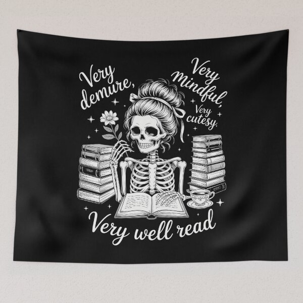 Item preview, Book Lovers Reader Skeleton Funny designed and sold by comptorasunfia.