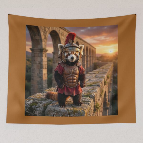 Item preview, Roman Red Panda Centurion Means Business designed and sold by Tridentulus.