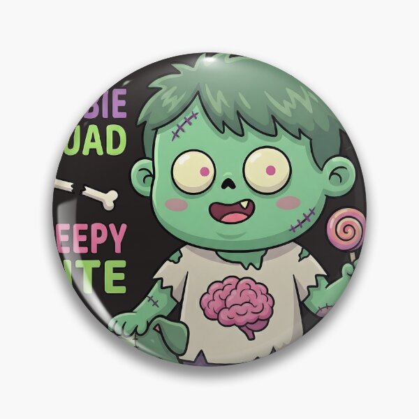 Item preview, The Brainiac Brigade: Pastel Patches & Undead Pals designed and sold by AwesomeBeyondLimits.