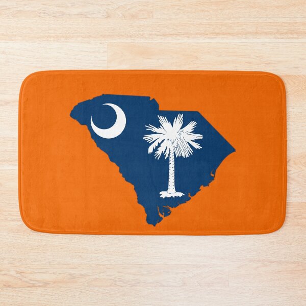 Item preview, South Carolina State Map Silhouette - Palmetto and Crescent Moon designed and sold by mashmosh.