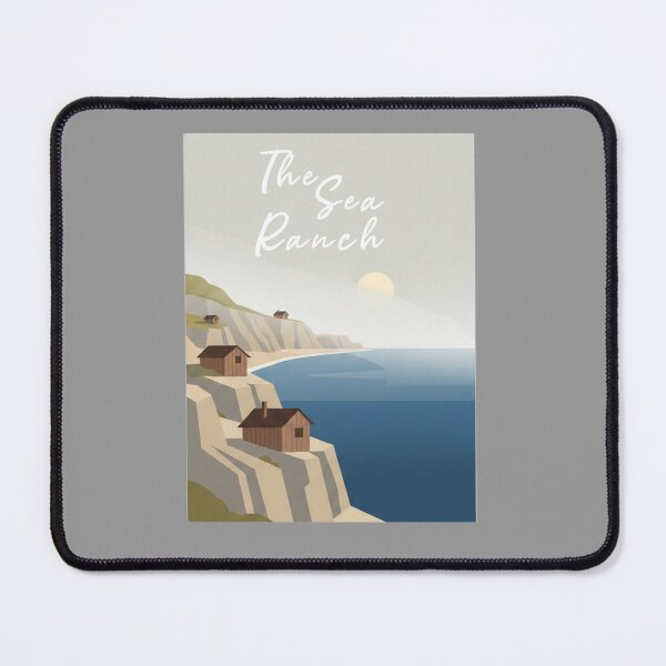 Item preview, The Sea Ranch Inspired Minimal Coastal Illustration designed and sold by badrobcheb1.