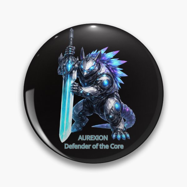 Item preview, Aurexion – Defender of the Core | Futuristic Guardian Beast with Energy Sword designed and sold by Tadeusz1.