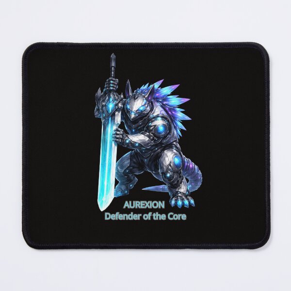 Item preview, Aurexion – Defender of the Core | Futuristic Guardian Beast with Energy Sword designed and sold by Tadeusz1.