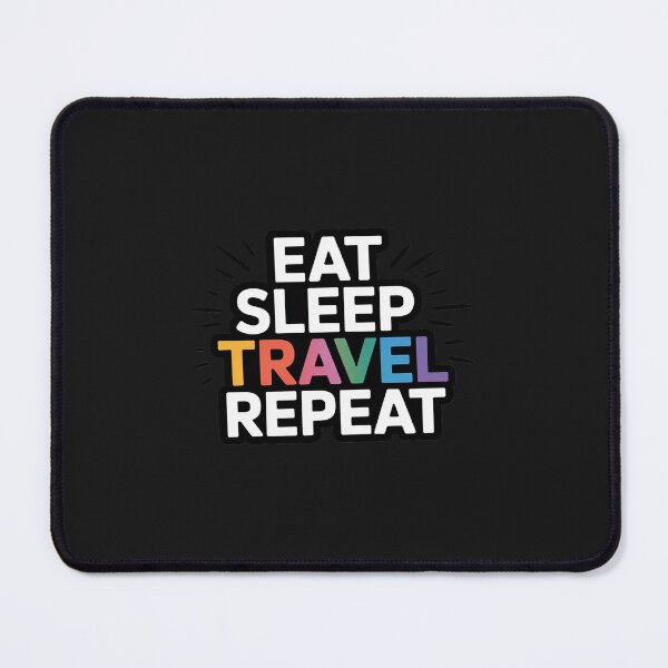 Item preview, Eat Sleep Travel Repeat Traveling designed and sold by GaryBellcvbnb.
