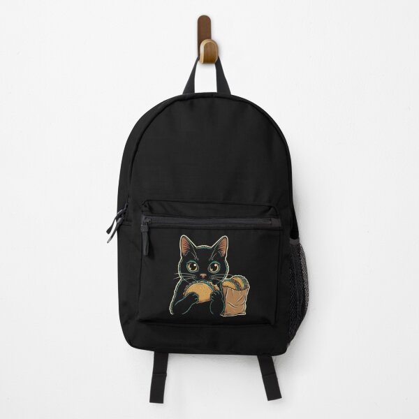 Item preview, Cute Black Cat Eating Taco designed and sold by SWEET-TINAPAY.