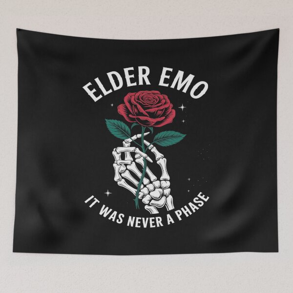 Item preview, Elder Emo Club - It Wasn't a Phase Emo designed and sold by GaryBellcvbnb.