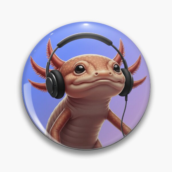 Item preview, Gus the Axolotl Jammin 1B (SonciWave Vibes) designed and sold by SonicWave Vibes.