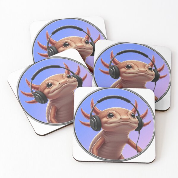 Item preview, Gus the Axolotl Jammin 1B (SonciWave Vibes) designed and sold by SonicWave Vibes.