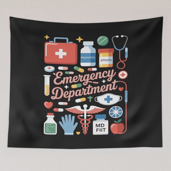 Item preview, Emergency Department Emergency Room ER ED Nurse Tech designed and sold by GaryBellcvbnb.