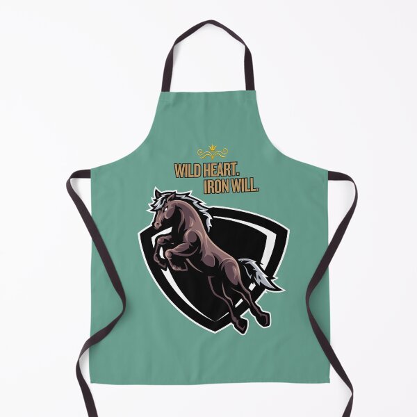 Item preview, Wild Heart Iron Will – Powerful Horse Strength Motivation Design designed and sold by MUKUND FASHION DESIGN.