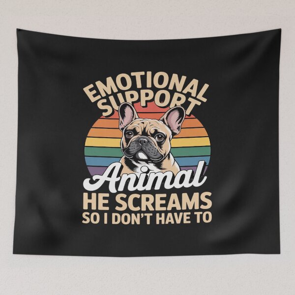 Item preview, Emotional Support Animal French Bulldog designed and sold by GaryBellcvbnb.