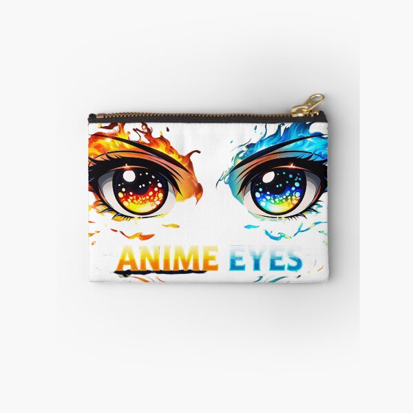 Item preview, Anime Eyes Fire and Ice – Dual Element Fantasy Eyes Illustration designed and sold by UrbanEchoHub.