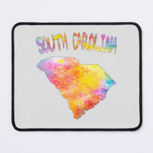 Item preview, South Carolina Watercolor State Map - Vibrant Artistic Silhouette designed and sold by mashmosh.