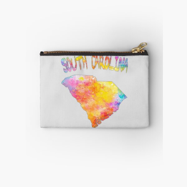 Item preview, South Carolina Watercolor State Map - Vibrant Artistic Silhouette designed and sold by mashmosh.