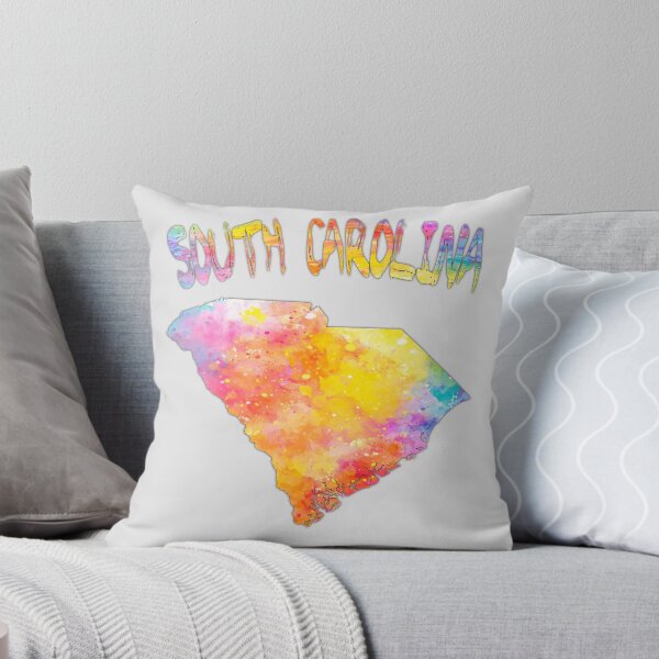 Item preview, South Carolina Watercolor State Map - Vibrant Artistic Silhouette designed and sold by mashmosh.