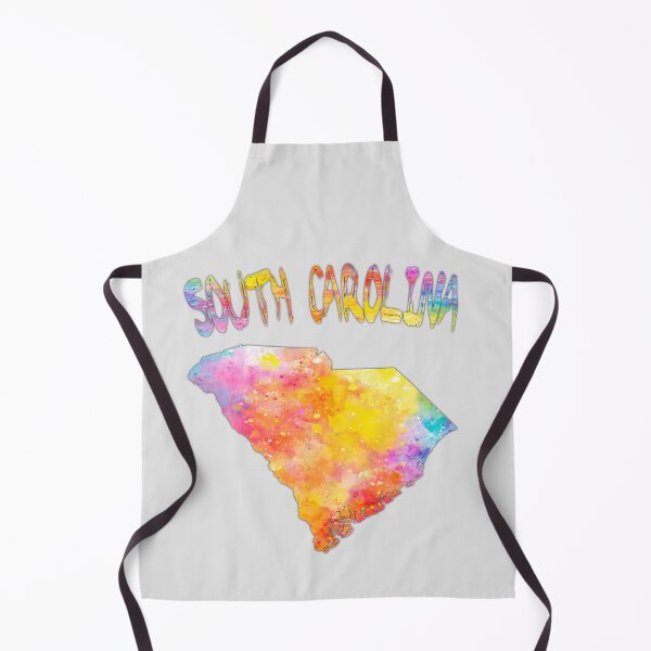 Item preview, South Carolina Watercolor State Map - Vibrant Artistic Silhouette designed and sold by mashmosh.