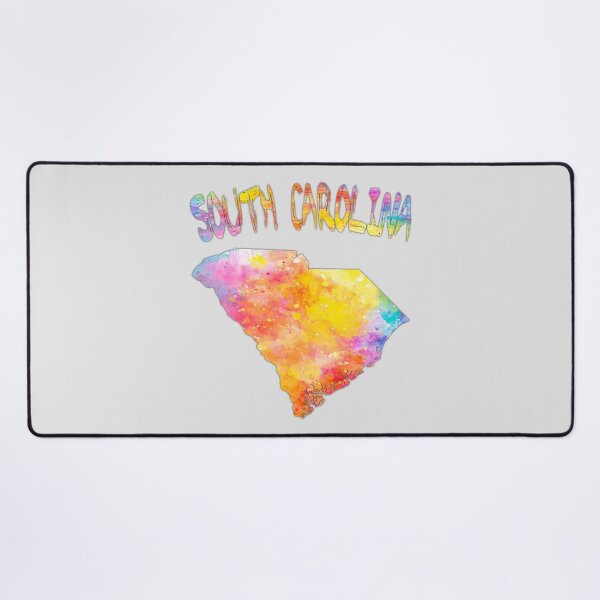 Item preview, South Carolina Watercolor State Map - Vibrant Artistic Silhouette designed and sold by mashmosh.