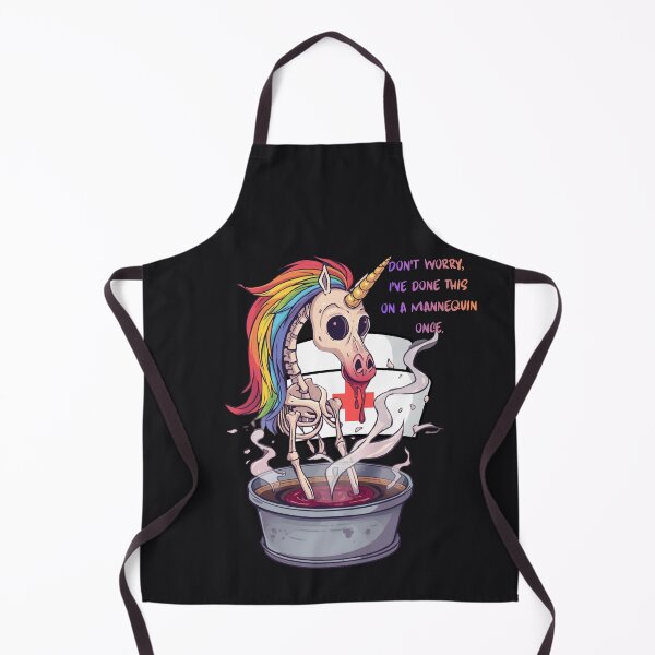 Item preview, Skeleton Unicorn Nurse Blood Bath - Funny Dark Nursing Humor designed and sold by Mr-Nurse.
