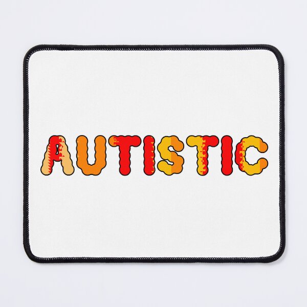 Item preview, Autistic orange and red designed and sold by GeoGoose.