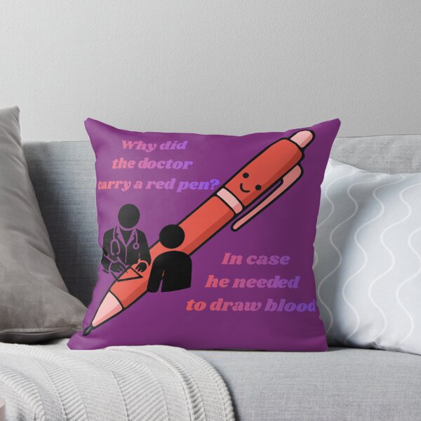 Item preview, Doctor Red Pen Pun - Funny Medical Joke designed and sold by Mr-Nurse.