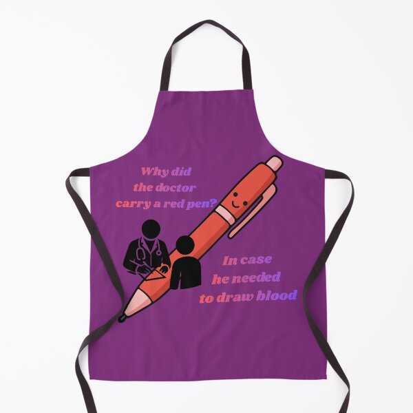 Item preview, Doctor Red Pen Pun - Funny Medical Joke designed and sold by Mr-Nurse.